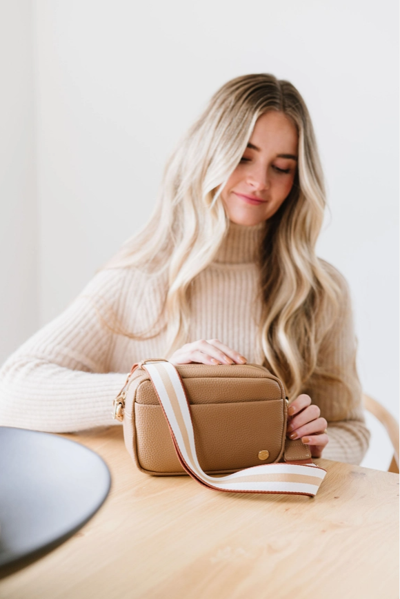Willow Crossbody Belt Fanny Bag - Light Camel