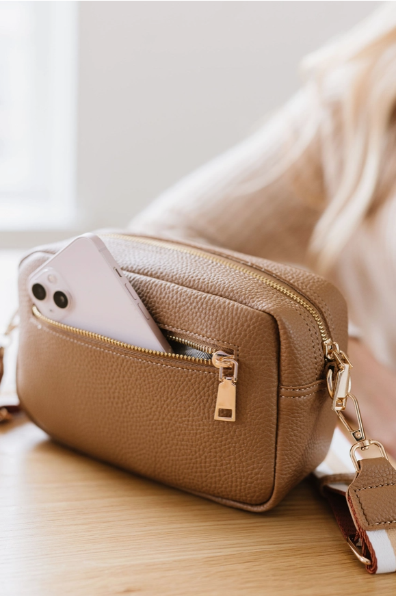 Willow Crossbody Belt Fanny Bag - Light Camel
