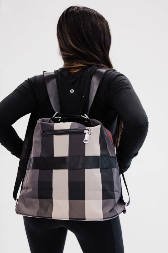 Faye Convertible Tote - Gray