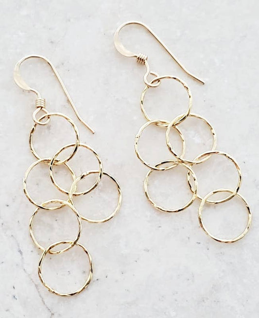 Spheres Earrings - Gold Over Sterling Silver