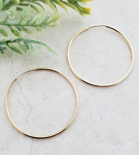 Endless Hoops Earrings - 14K Gold-Filled